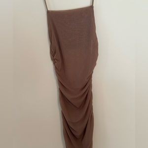 Sheer, scrunched dress/cover-up